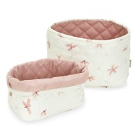 Little Pea_Cam Cam Καπιτονέ καλάθια αποθήκευσης,Windflower Creme 0317-1653-P62 